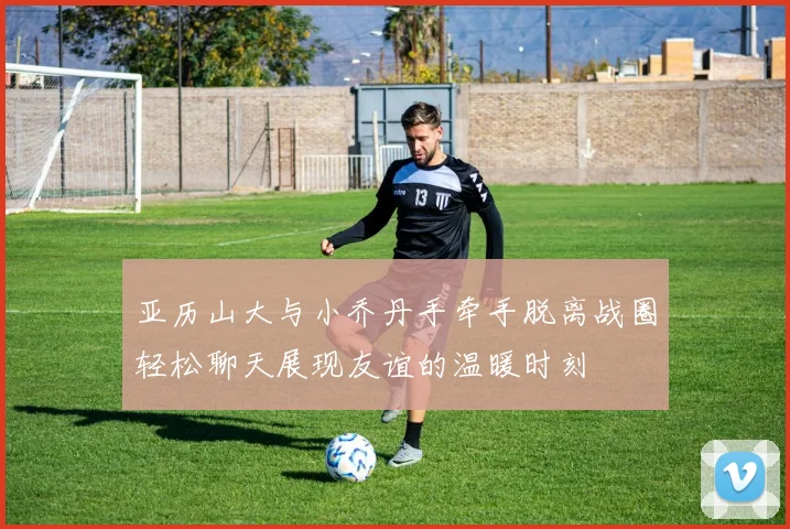 亚历山大与小乔丹手牵手脱离战圈轻松聊天展现友谊的温暖时刻
